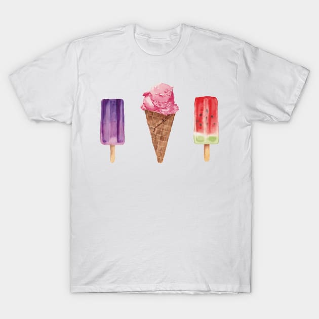 Ice cream T-Shirt by InnaPatiutko